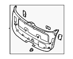 817502P000J7 - : Lift Gate Trim for Kia: Sorento Image