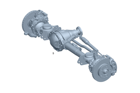 Front Axle Complete for 2013 Mercedes-Benz G550 #0