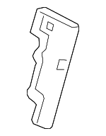 LR080722 - Body: Lower Cover for Land Rover: Defender 110, Defender 130, Defender 90, Discovery Image