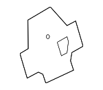 GHK188049 - Body: Seat Back Frame Insulator for Mazda: 6 Image