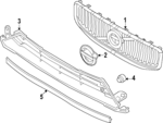 32291439 - : 2023-2025 Volvo V60 Cross Country - Upper Grille for Volvo: V60 Cross Country Image