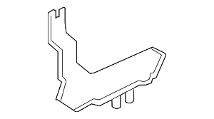 1L2Z19C897BA - HVAC: HVAC Heater Hose Bracket for Ford Image