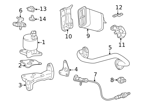 Emission Components for 2002 Pontiac Grand Am #0