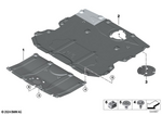 51759881200 - : Engine Encapsulation, Front for BMW Image