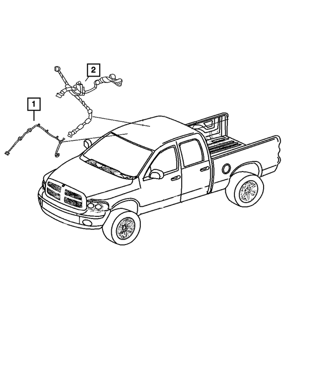 68064479AB - Electrical: Header Wiring for Mopar Image