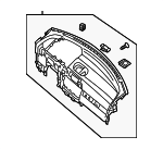 84701PI200NNB - : Instrument Panel for Hyundai: Ioniq 5 Image