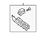 97410GI000LS5 - Body: Air Vent Grille for Hyundai Image
