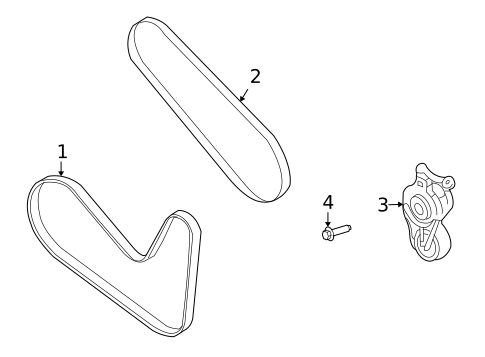 Belts & Pulleys for 2014 Lincoln MKT #6