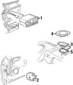 12370294 - Body: Radio for Oldsmobile: Cutlass Image
