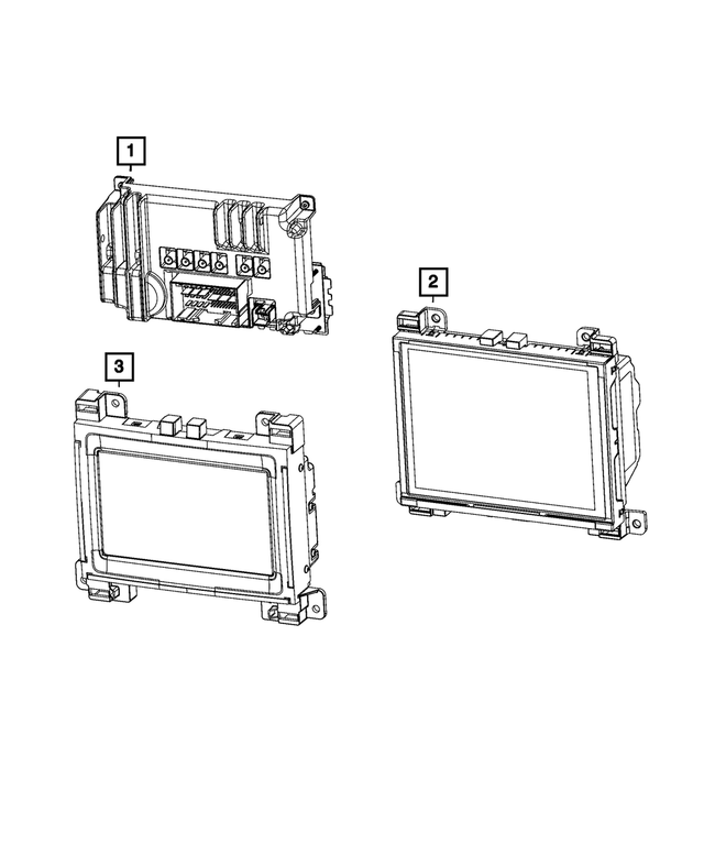68615150AB - Electrical: Multi Media Radio for Chrysler: 300 | Dodge: Challenger, Charger Image