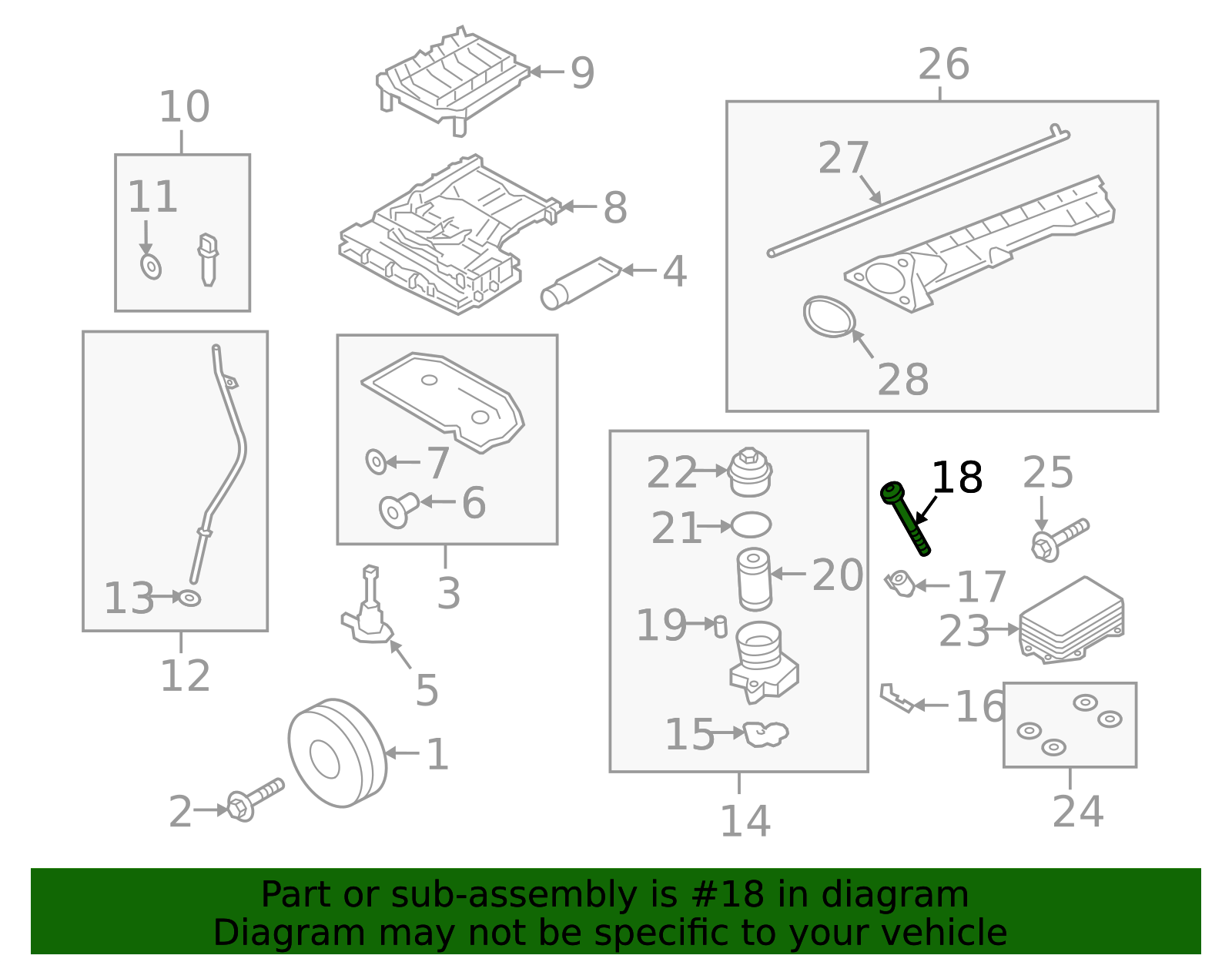 Oil Filter Housing Screw - Porsche (N-104-707-03)