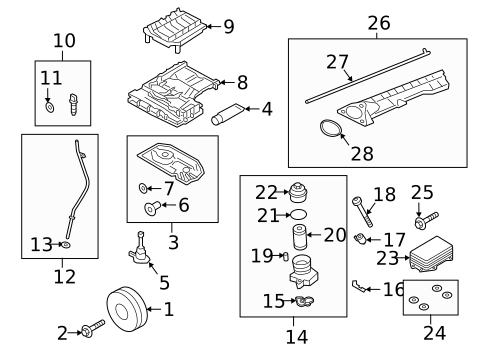 Engine Parts for 2020 Porsche Panamera #8