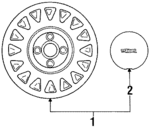 8BB837600 - Suspension: Wheel, Alloy for Mazda Image