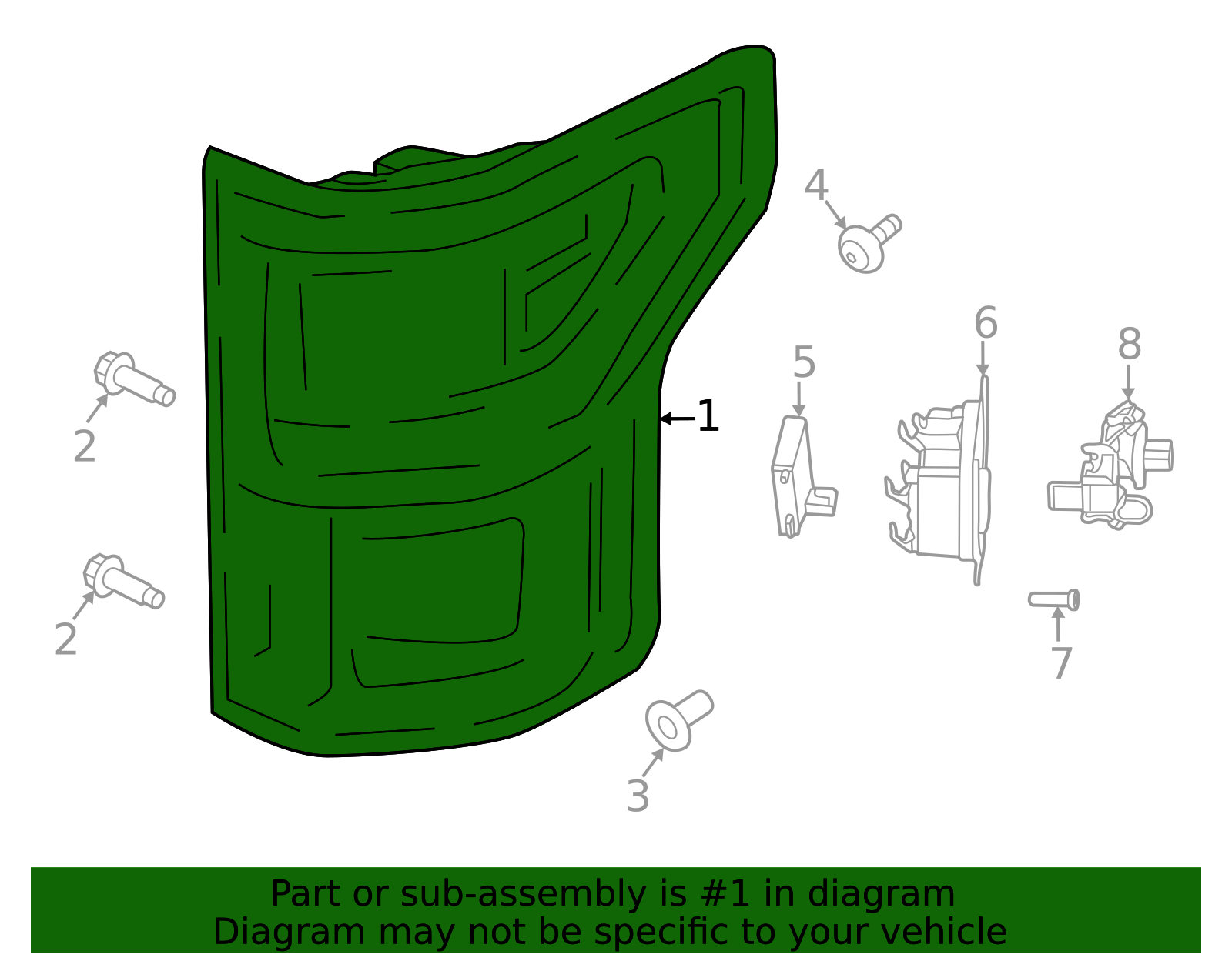 NL3Z-13404-F - Tail Lamp Assembly Ford Parts Direct