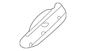 30808662 - Body: Roof Rack Seal for Volvo: V40 Image