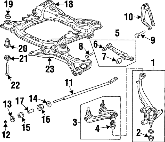 51394SM4010 - Suspension: Radius Rod Washer for Acura Image