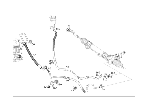 Gasoline Vehicles Line Scope for 2007 Mercedes-Benz S550 #0