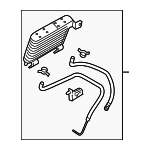 AL2Z7A095A - Cooling System: Cooler Assembly for Ford: Explorer Sport Trac | Mercury: Mountaineer Image