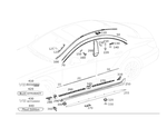 2189910198 - : Trim Strip Clip for Mercedes-Benz Image