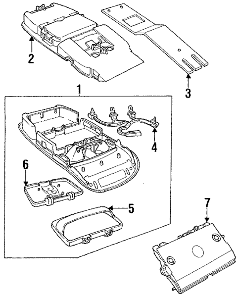 Overhead for 1994 Dodge Intrepid #0