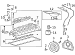 55502647 - Engine: Valve Cover Gasket for GM Image