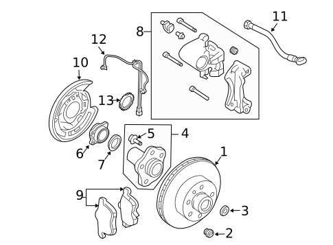 Drums & Rotors for 2003 INFINITI G35 #0