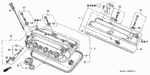 90007679000 - Engine: BOLT A, TIMING BELT COVER for Honda Image