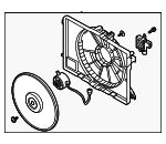 25380G7000 - : Fan Assembly for Kia: Niro EV Image