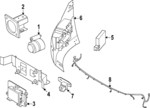 285337KA0C - : Park Sensor Bracket for Nissan: Armada Image