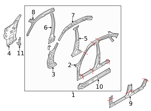 Aperture Panel for 2011 INFINITI M37 #0
