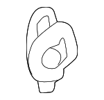 90651TA0003 - Body: Door Weather-strip Clip for Acura Image