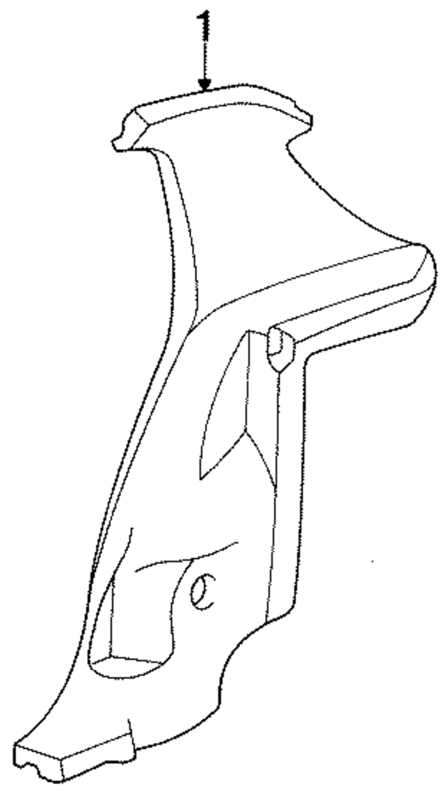 EZ40KV4 - Body: Quarter Trim for Mopar Image