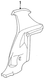 4741111 - Body: Quarter Trim for Mopar Image