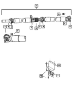 68004856AA - Propeller Shafts and U-Joints: Drive Shaft Yoke for Dodge: Ram 3500 | Ram: 3500 Image