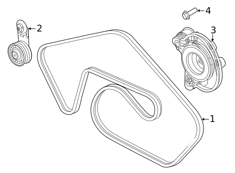 Belts & Pulleys for 2023 Land Rover Range Rover #0