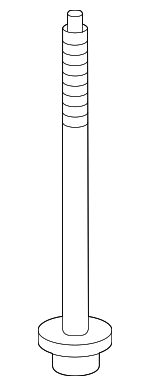 90119A0511 - Suspension: Front Support Bolt for Toyota: GR Corolla, Grand Highlander, Highlander Image