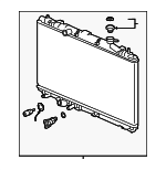 190106B2A01 - : Radiator Assembly for Honda: Accord Image