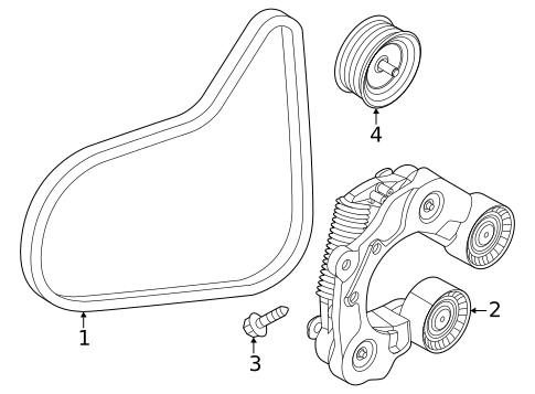 Belts & Pulleys for 2026 Hyundai Santa Fe #0