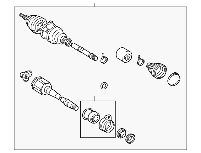 43420-21070 - Axle Assembly - 2011-2016 Scion tC | Toyota Parts