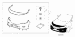 8P35SL0200R1 - Accessory Components: HARDWARE KIT, NOSE MASK for Honda Image