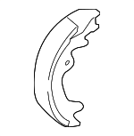 4655060070 - : Parking Brake Shoe (Left, Right) for Toyota: 4Runner, FJ Cruiser, Sequoia Image