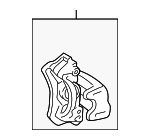 4775034030 - Brakes: Caliper for Toyota: 4Runner, Sequoia Image