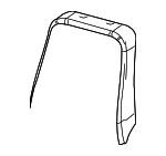 68030868AA - Body: Seat Back Pad for Chrysler: 300 | Dodge: Charger, Magnum Image