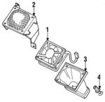 HG32619BXB - : Fan Motor Bracket for Mazda Image