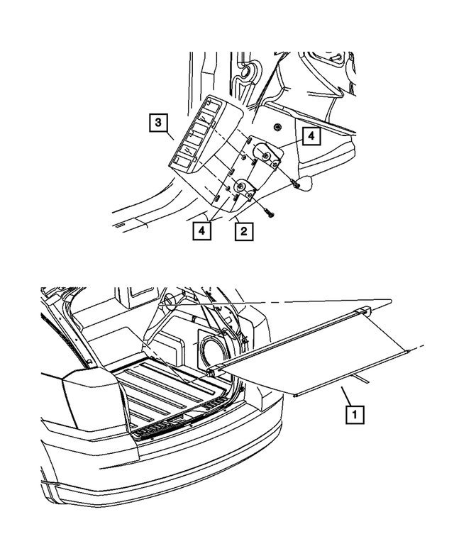 1BS63BD5AE - Interior Trim: Footrest Support for Mopar Image