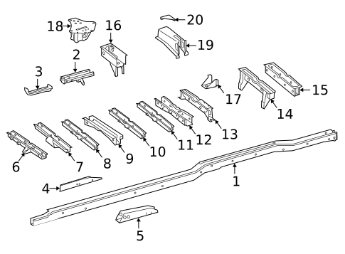 Frame & Components for 2019 Mercedes-Benz Sprinter 4500 #1