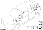 51137954433 - : Drip Molding, Left for BMW Image