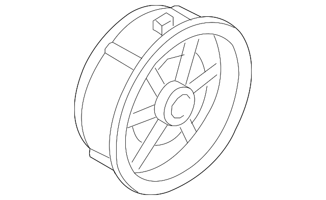 Altoparlante Medio-Bassi Per Porta Anteriore - Compatibile Con Audi A4 2008-2016 E A5 2008-2017, Ricambio Originale 8T0035415A