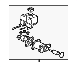 22936000 - Body: Master Cylinder for Cadillac: Escalade | Chevrolet: Silverado 1500, Tahoe | GMC: Sierra 1500, Yukon Image