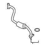 PAC145963 - Engine: Water Return Tube for Porsche: Cayenne, Macan, Panamera Image